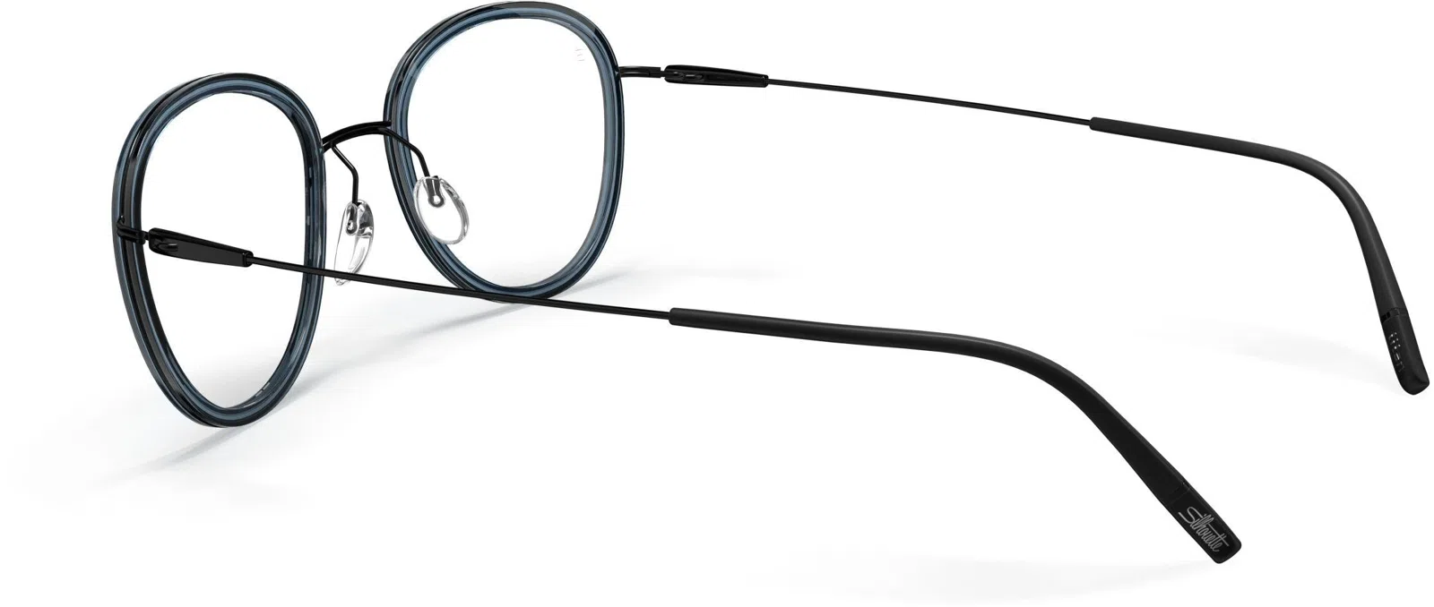 Silhouette Dynamics Colorwave Contour 5581 Eyeglasses - Ruthenium / Graphite - view 34